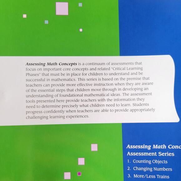 Combination Train Book 5 Kathy Richardson 44 Student Form Assessing Math Concept - Picture 3 of 12